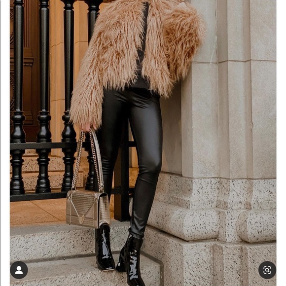 Zara faux leather leggings bloggers fav - Picture 12 of 16